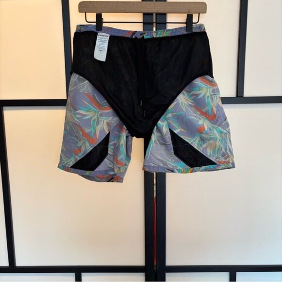Patagonia Men's SMALL Baggies shorts Birds Of Paradise Swim Trunks Lined - Picture 10 of 16